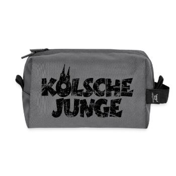 Kölsche Junge (Vintage) Kölner Jungs aus Köln - Recycelte Kulturtasche - Anthrazit - Vorne