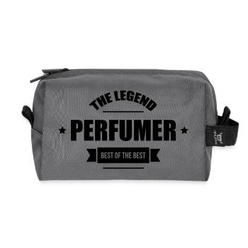Parfüm / Parfümeur / Perfume / Parfümerie - Recycelte Kulturtasche - Anthrazit - Vorne