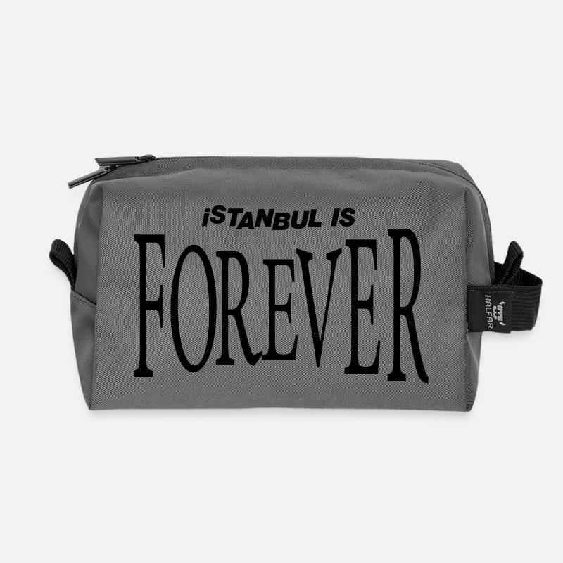 Istanbul is Forever - Recycelte Kulturtasche - Anthrazit