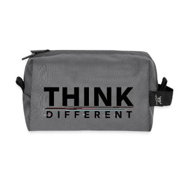 Responsabiliser Penser différemment Conception de motivation - Trousse de toilette en tissu recyclé - anthracite - Devant