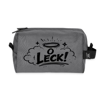 O Leck - Recycelte Kulturtasche - Anthrazit - Vorne