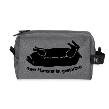 tote Hamster - Recycelte Kulturtasche - Anthrazit - Vorne