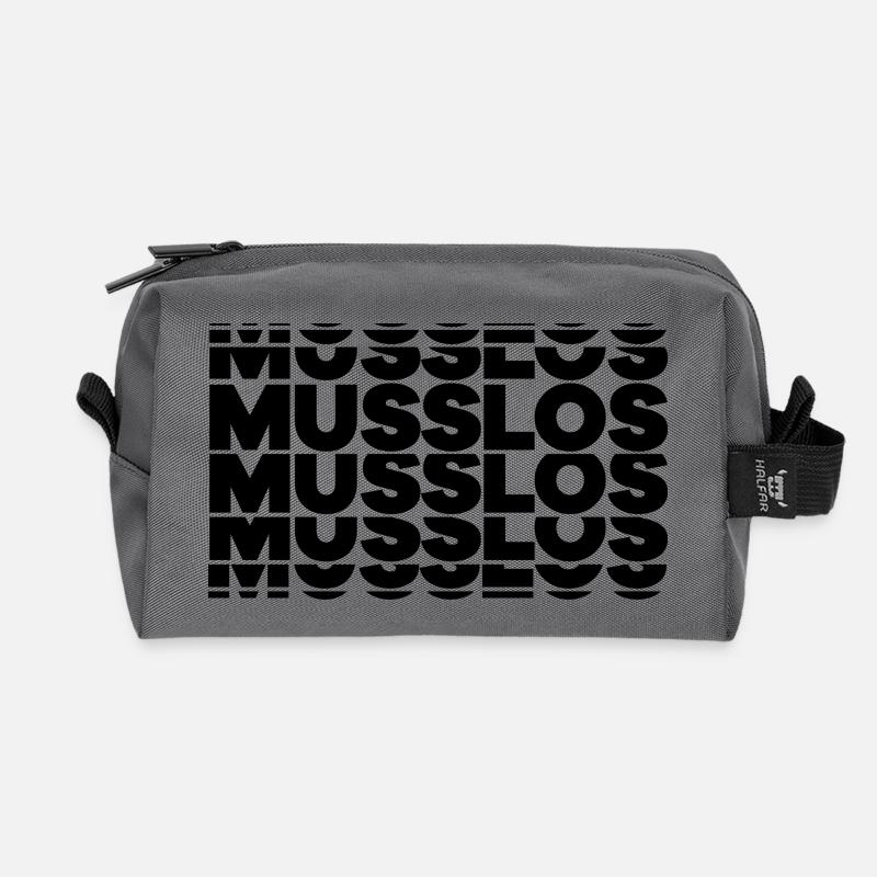 Muss Los - Recycelte Kulturtasche - Anthrazit