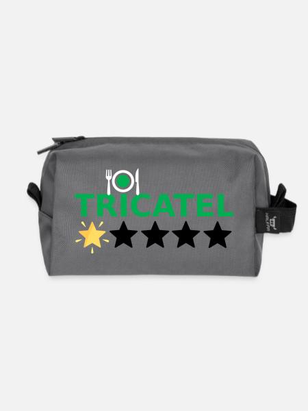 Tricatel - Recycelte Kulturtasche - Anthrazit