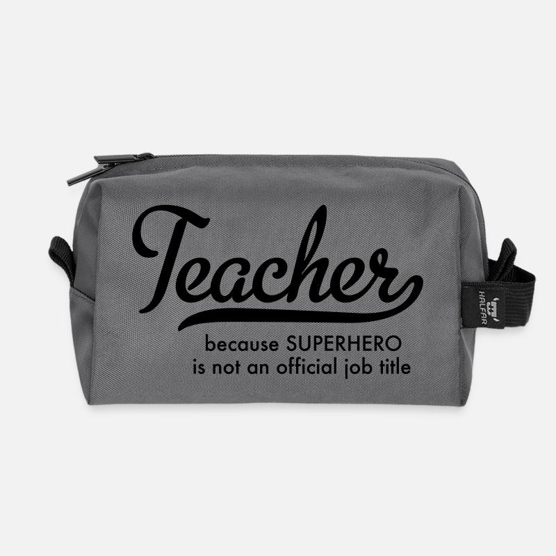 Lehrer - Recycelte Kulturtasche - Anthrazit