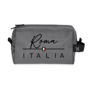 Italia - Roma - Rome - Italien - Italy - Recycled Toiletry Zip Bag - anthracite - Front