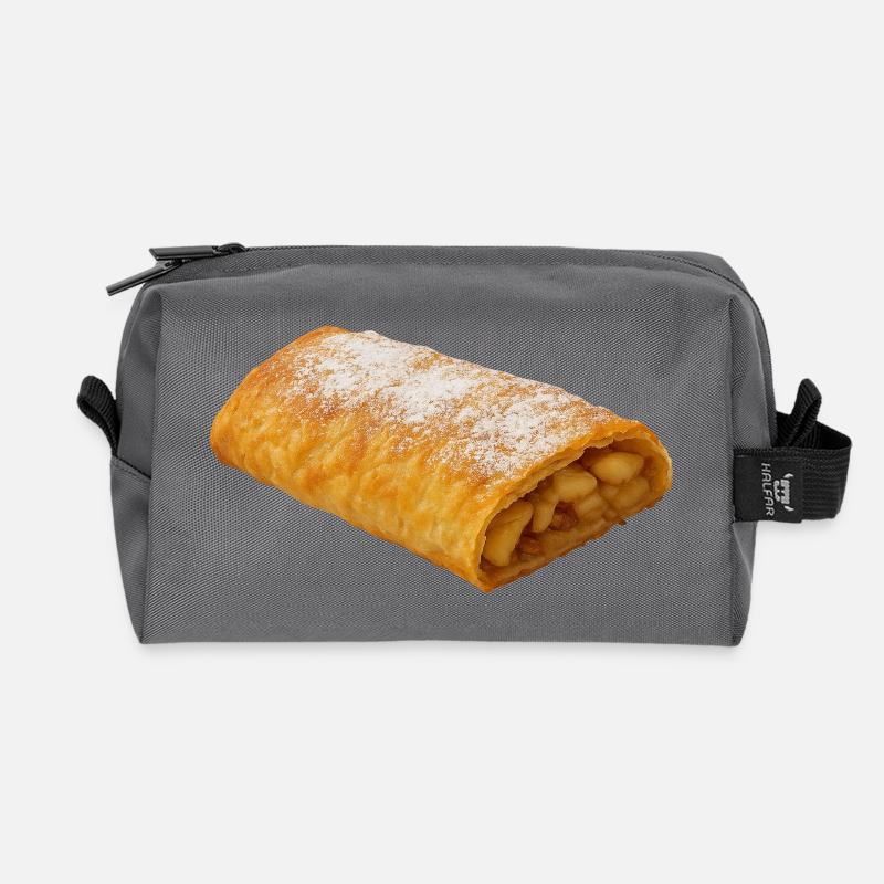 apfelstrudel - Recycelte Kulturtasche - Anthrazit