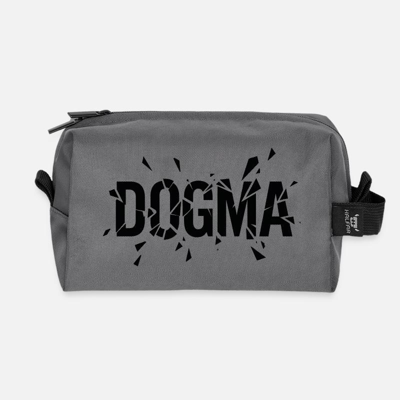 Zerbrochenes Dogma - Recycelte Kulturtasche - Anthrazit