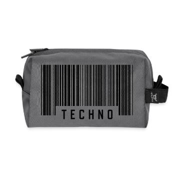 Techno - Recycelte Kulturtasche - Anthrazit - Vorne