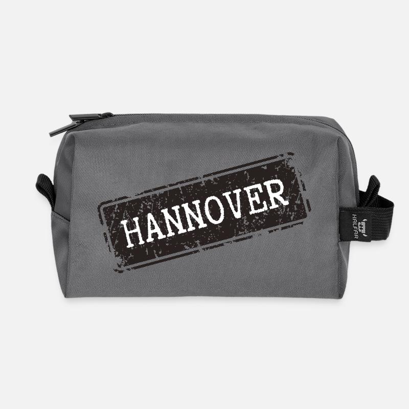 Hannover Design - Recycelte Kulturtasche - Anthrazit