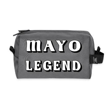 Mayo Legend – County Mayo Design - Recycelte Kulturtasche - Anthrazit - Vorne