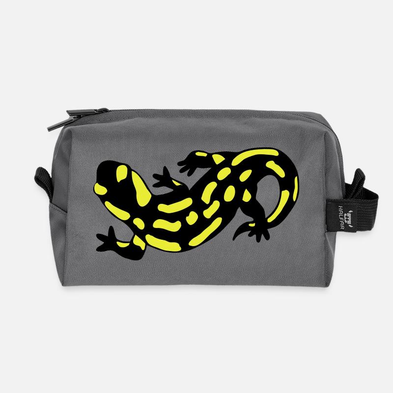 Salamander - Recycelte Kulturtasche - Anthrazit