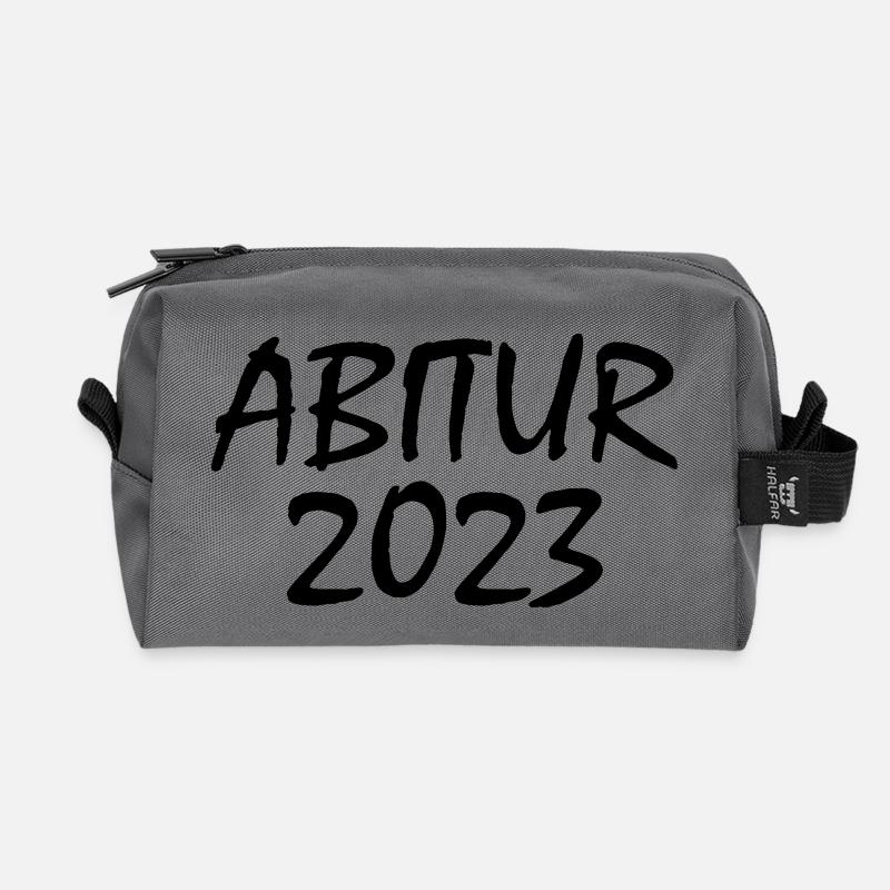 Abitur 2023 - Recycelte Kulturtasche - Anthrazit