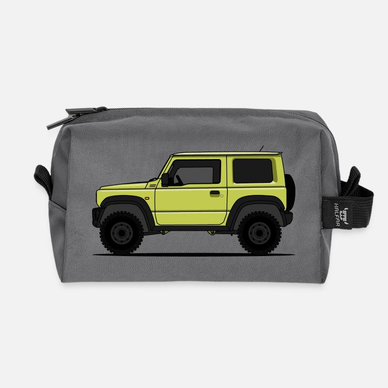 Jimny Gelb - Recycelte Kulturtasche - Anthrazit