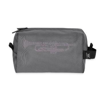 Music DNA avec trompette Silhouette – Creative Music - Trousse de toilette en tissu recyclé - anthracite - Devant