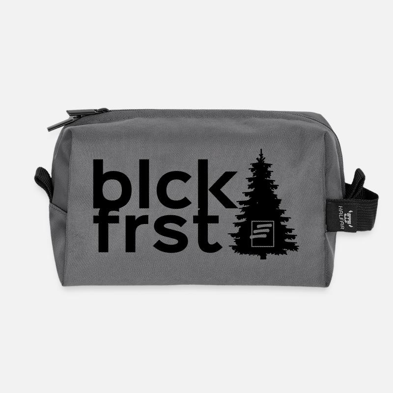 blckfrst batch - Recycelte Kulturtasche - Anthrazit
