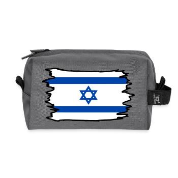 Israel - Recycelte Kulturtasche - Anthrazit - Vorne