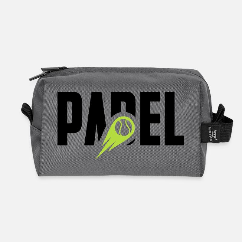 Padel - Recycelte Kulturtasche - Anthrazit