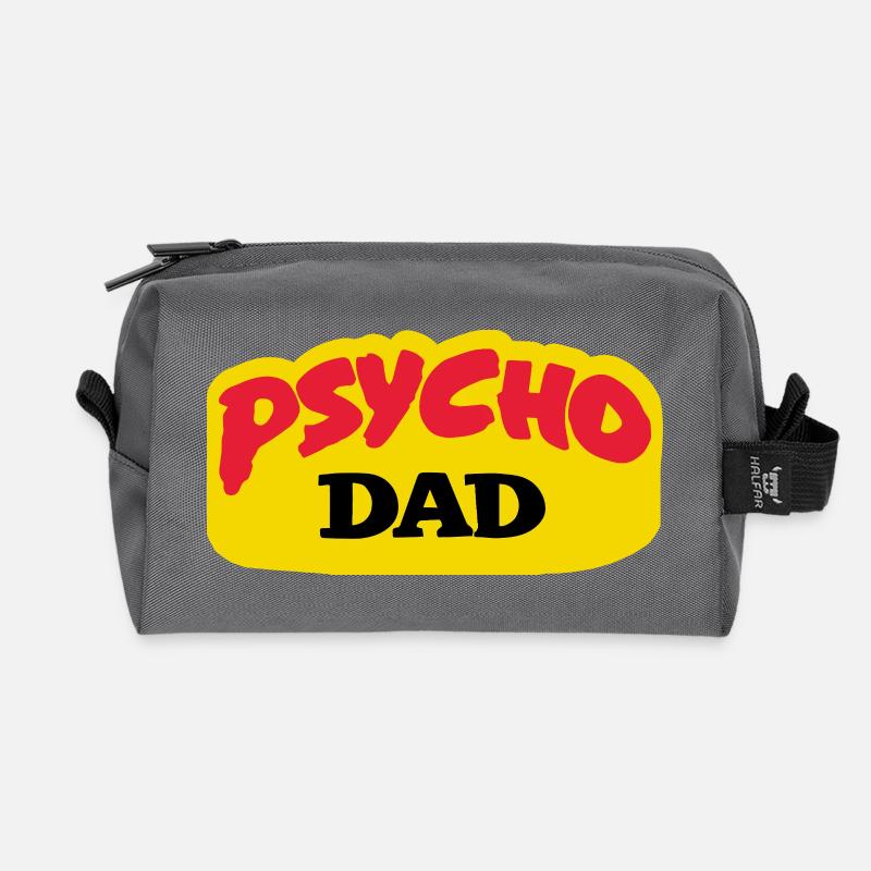Psycho Dad - Al Bundy's lieblings 90's TV show  - Recycelte Kulturtasche - Anthrazit