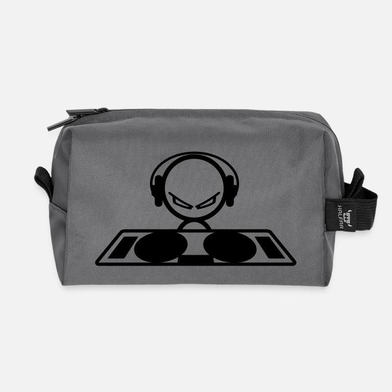 dj - Recycelte Kulturtasche - Anthrazit