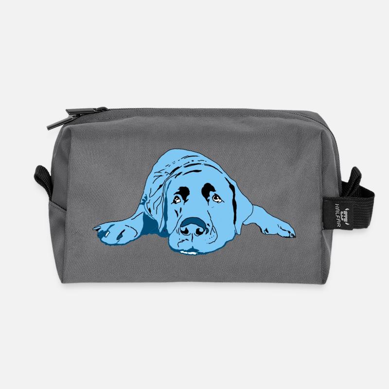 Labrador - Recycelte Kulturtasche - Anthrazit