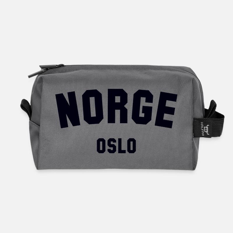 OSLO, Norway Norwegen Norge - Recycelte Kulturtasche - Anthrazit
