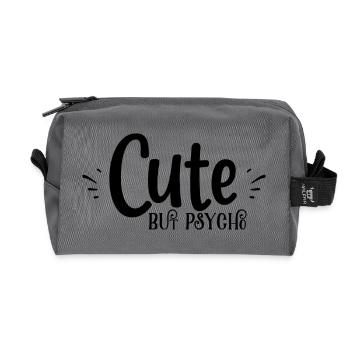 mignon mais psyché - Trousse de toilette en tissu recyclé - anthracite - Devant