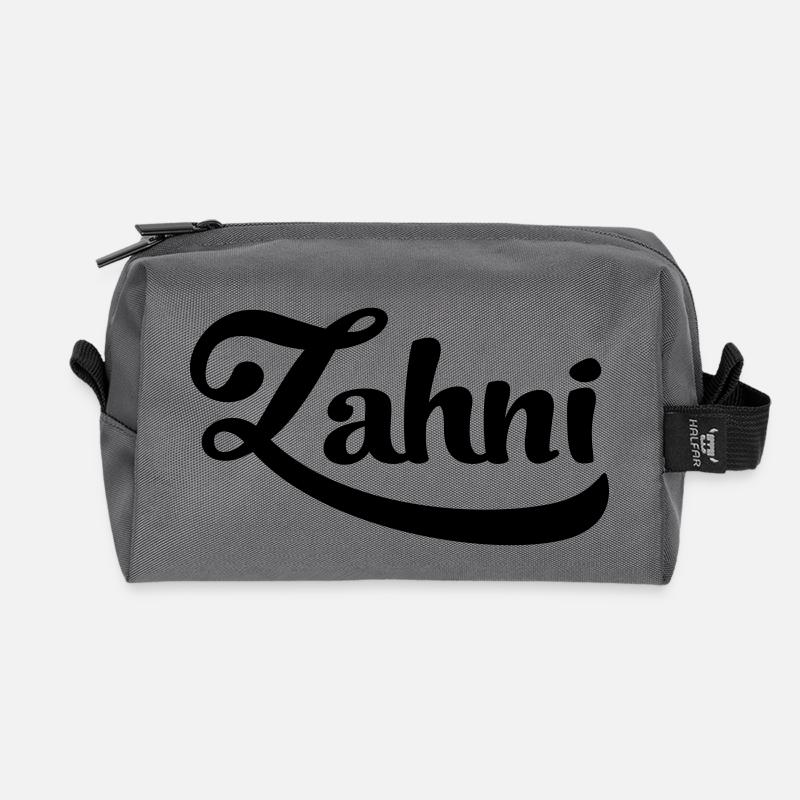 Zahn - Recycelte Kulturtasche - Anthrazit