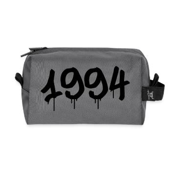 Graffiti: 1994 - Recycled Toiletry Zip Bag - anthracite - Front