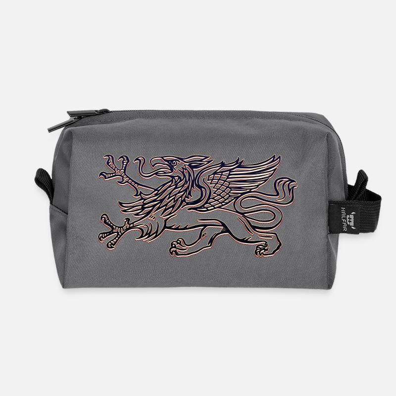 Rostocks Greif in 3D - Recycelte Kulturtasche - Anthrazit