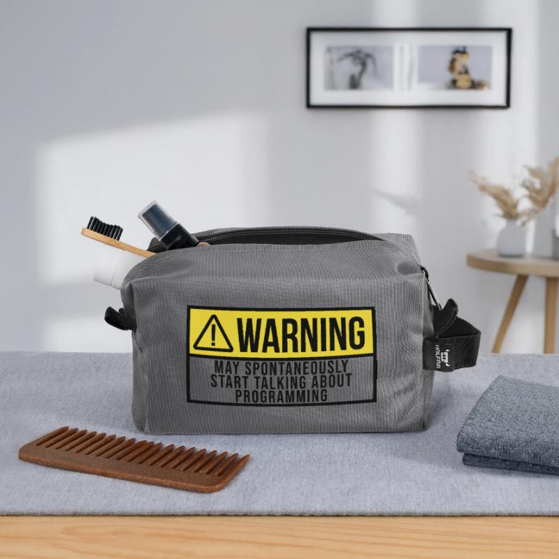 Programming Recycled Toiletry Zip Bag