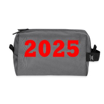 2025 - Recycelte Kulturtasche - Anthrazit - Vorne