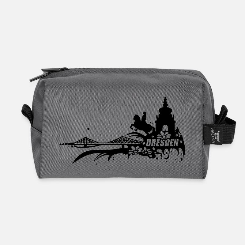 Dresden - Recycelte Kulturtasche - Anthrazit