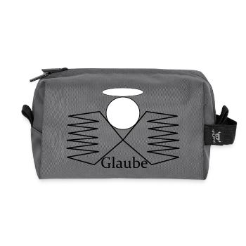 Glaube - Recycelte Kulturtasche - Anthrazit - Vorne