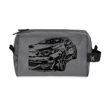 Megane 3 RS - Recycled Toiletry Zip Bag - anthracite - Front