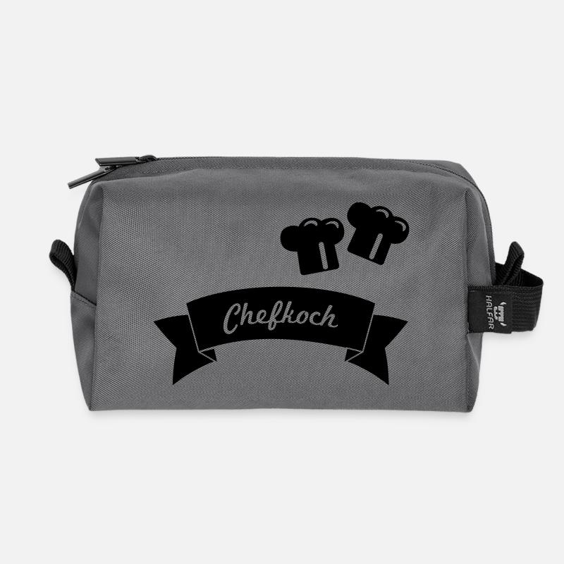 Chefkoch - Recycelte Kulturtasche - Anthrazit