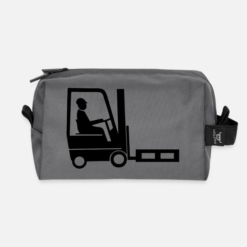 staplerfahrer - Recycelte Kulturtasche - Anthrazit