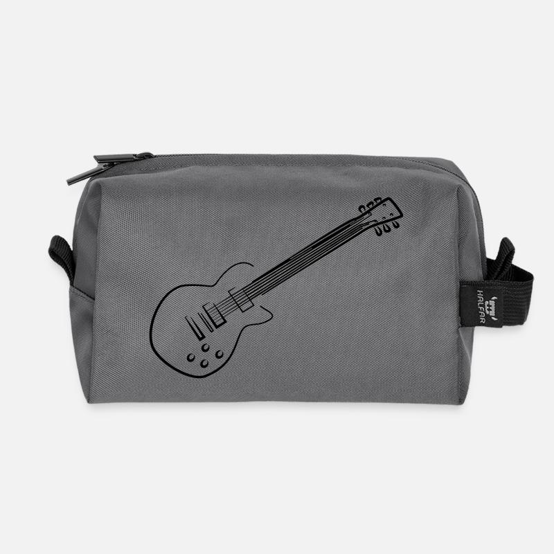E-Gitarre - Recycelte Kulturtasche - Anthrazit