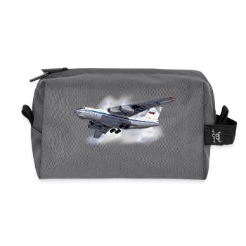 IL-76 - Recycelte Kulturtasche - Anthrazit - Vorne