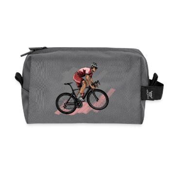 Rennrad - Recycelte Kulturtasche - Anthrazit - Vorne