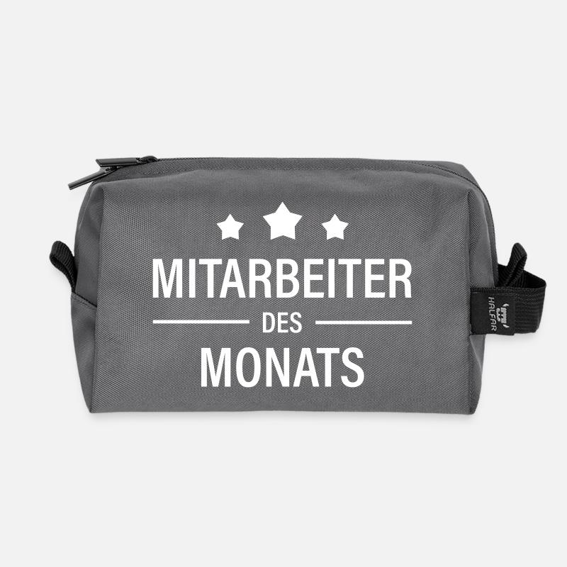 Mitarbeiter des Monats - Recycelte Kulturtasche - Anthrazit