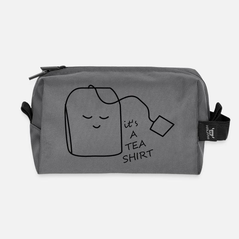 TEA Shirt - Recycelte Kulturtasche - Anthrazit