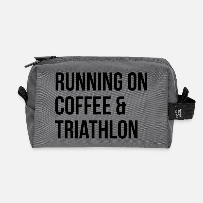 Triathlon - Recycelte Kulturtasche - Anthrazit