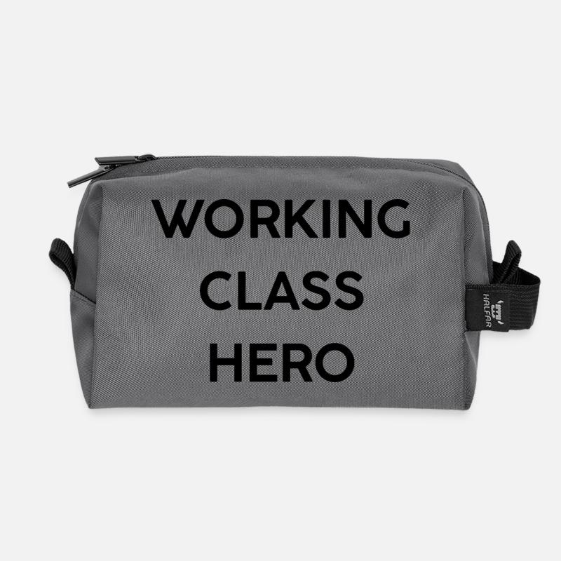 Held der Arbeiterklasse - Recycelte Kulturtasche - Anthrazit