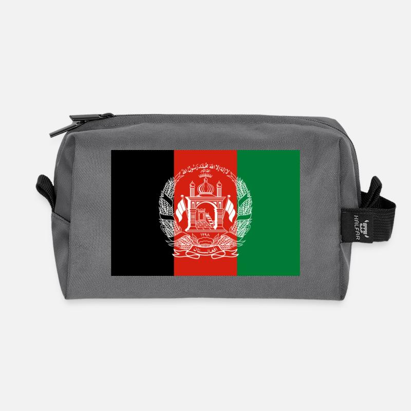 Afghanistan - Recycelte Kulturtasche - Anthrazit