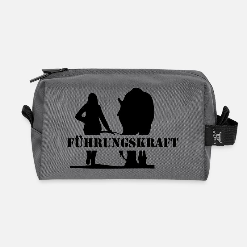 2541614 10437269 Pferd - Recycelte Kulturtasche - Anthrazit