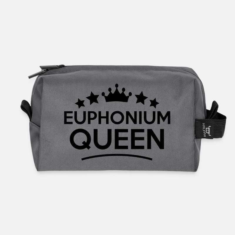euphonium queen stars - Recycelte Kulturtasche - Anthrazit