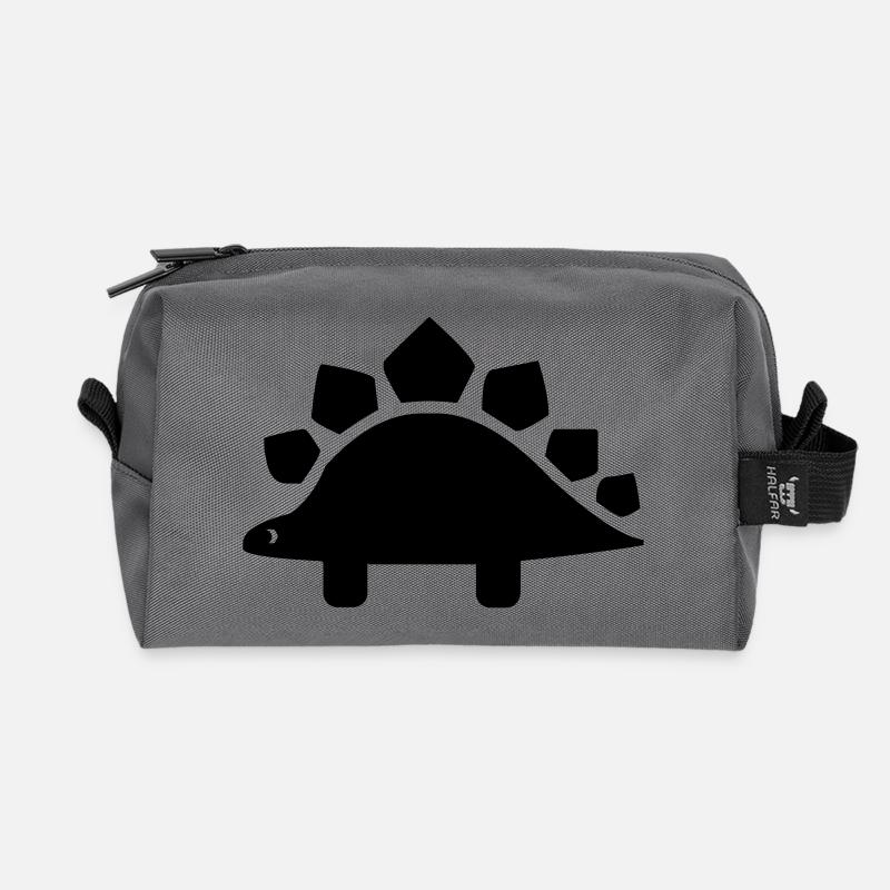 dino - Recycelte Kulturtasche - Anthrazit