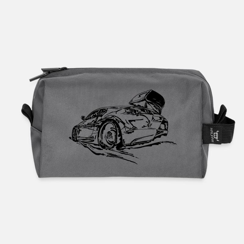 370Z - Recycelte Kulturtasche - Anthrazit