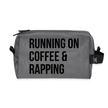 rap - Trousse de toilette en tissu recyclé - anthracite - Devant